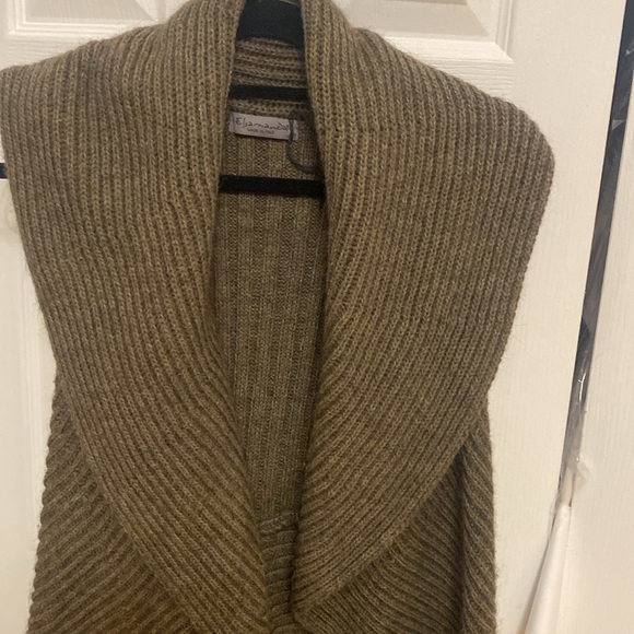 Made in Italy Wool Knit Sweater Vest - Picture 2 of 6